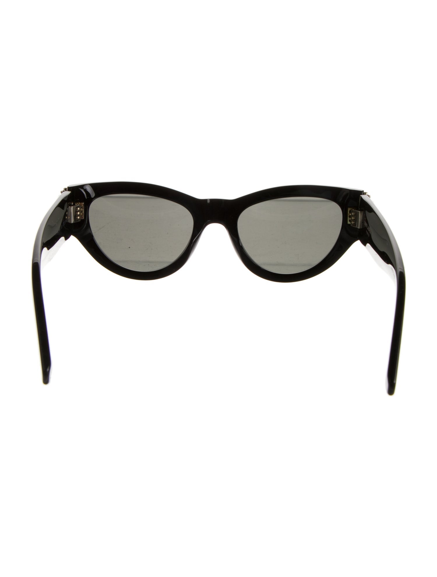 Saint Laurent Signature Logo Cat-Eye Sunglasses