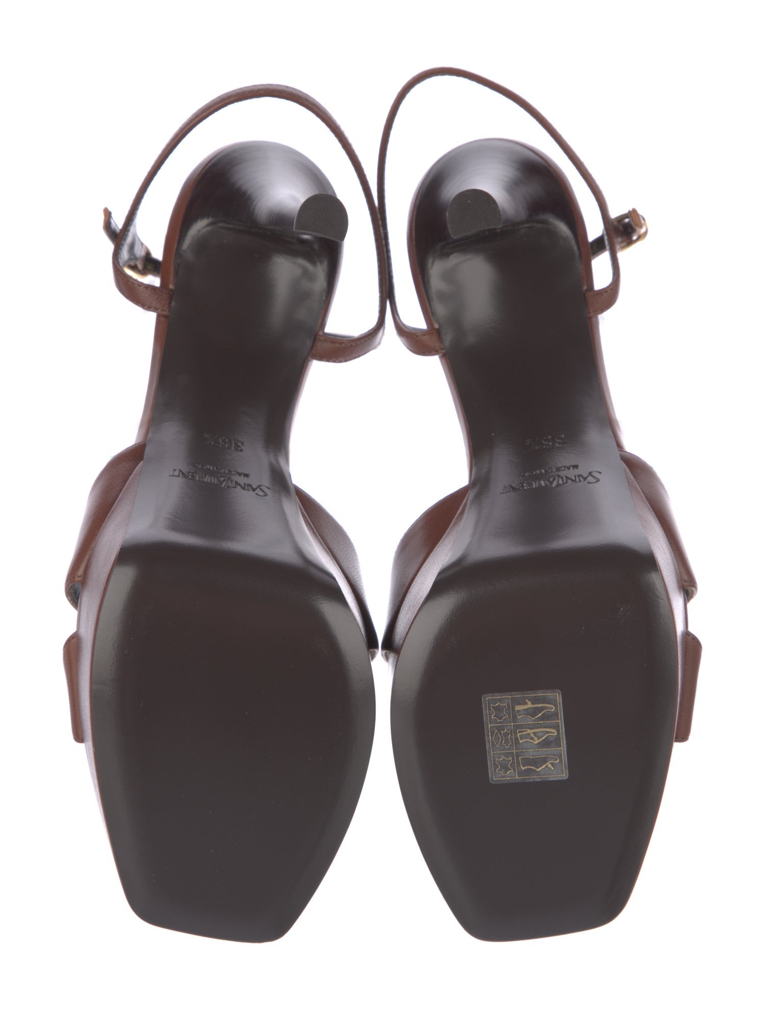 Saint Laurent Debbie Leather Sandals