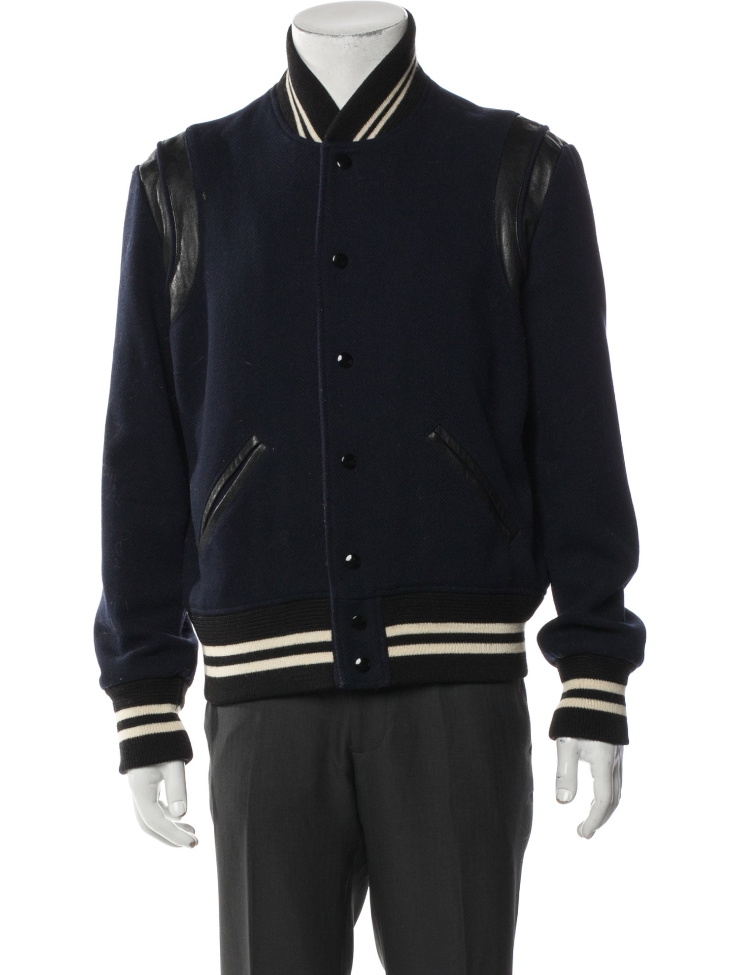 Saint Laurent 2013 Teddy Varsity Jacket