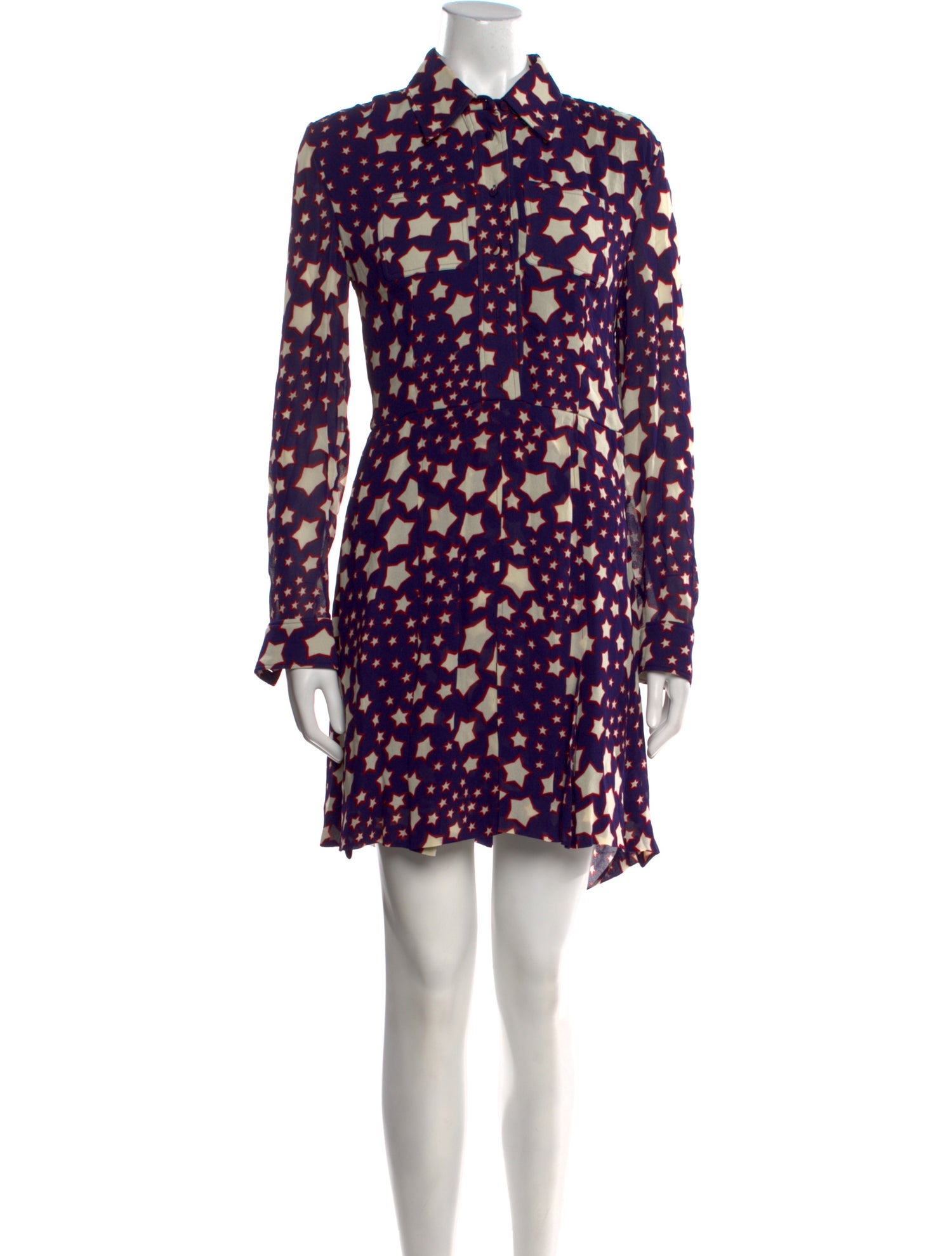 Saint Laurent Printed Mini Dress