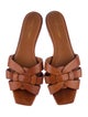 Saint Laurent Leather Slides