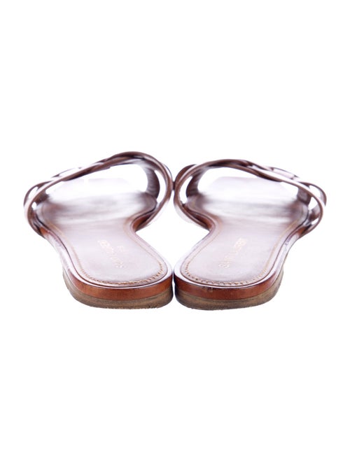 Saint Laurent Leather Slides
