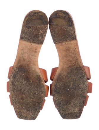 Saint Laurent Leather Slides
