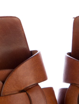 Saint Laurent Leather Slides