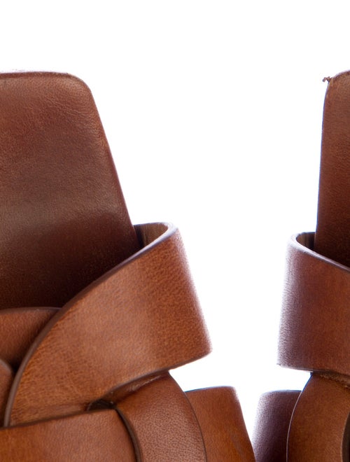 Saint Laurent Leather Slides