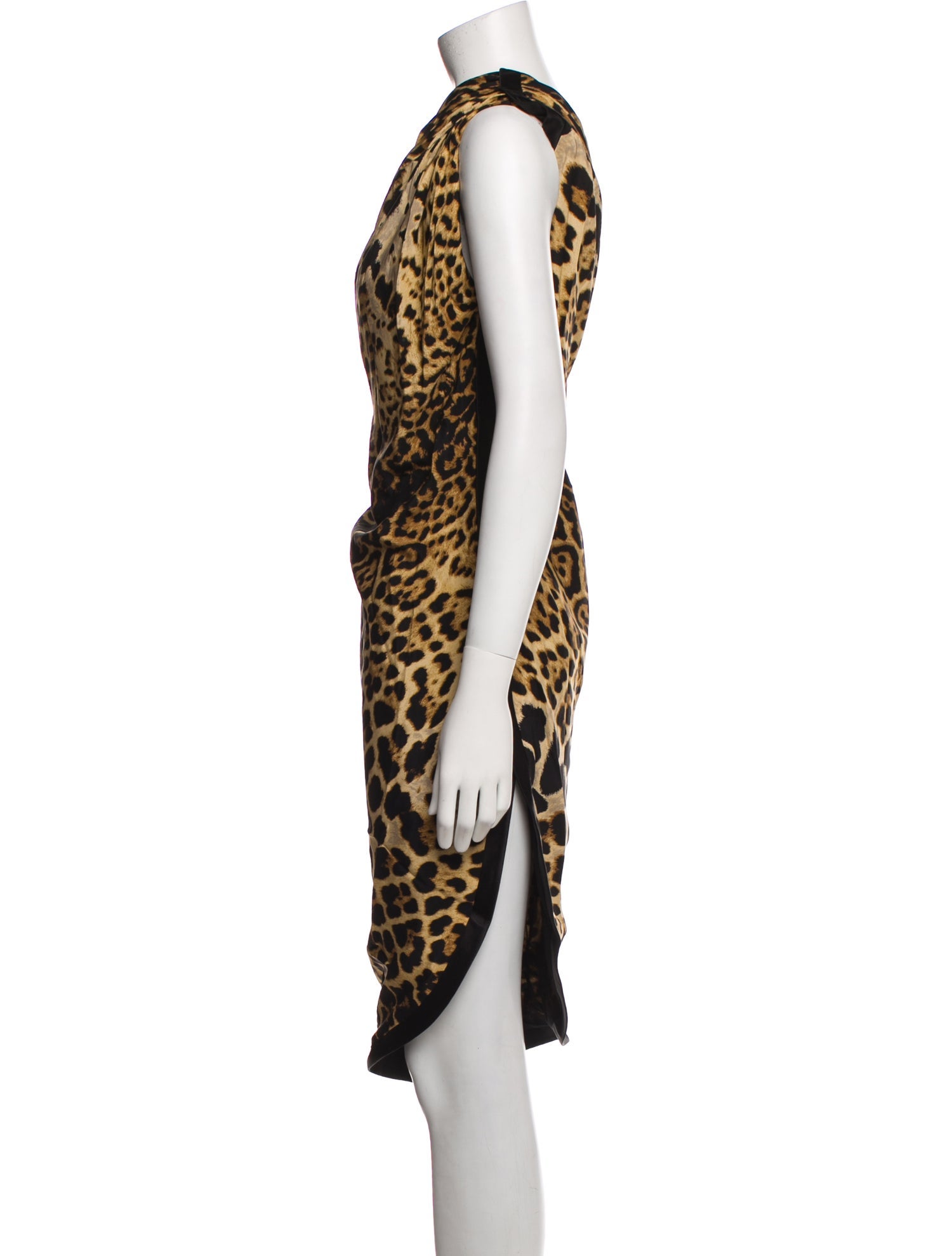 Saint Laurent Silk Midi Length Dress