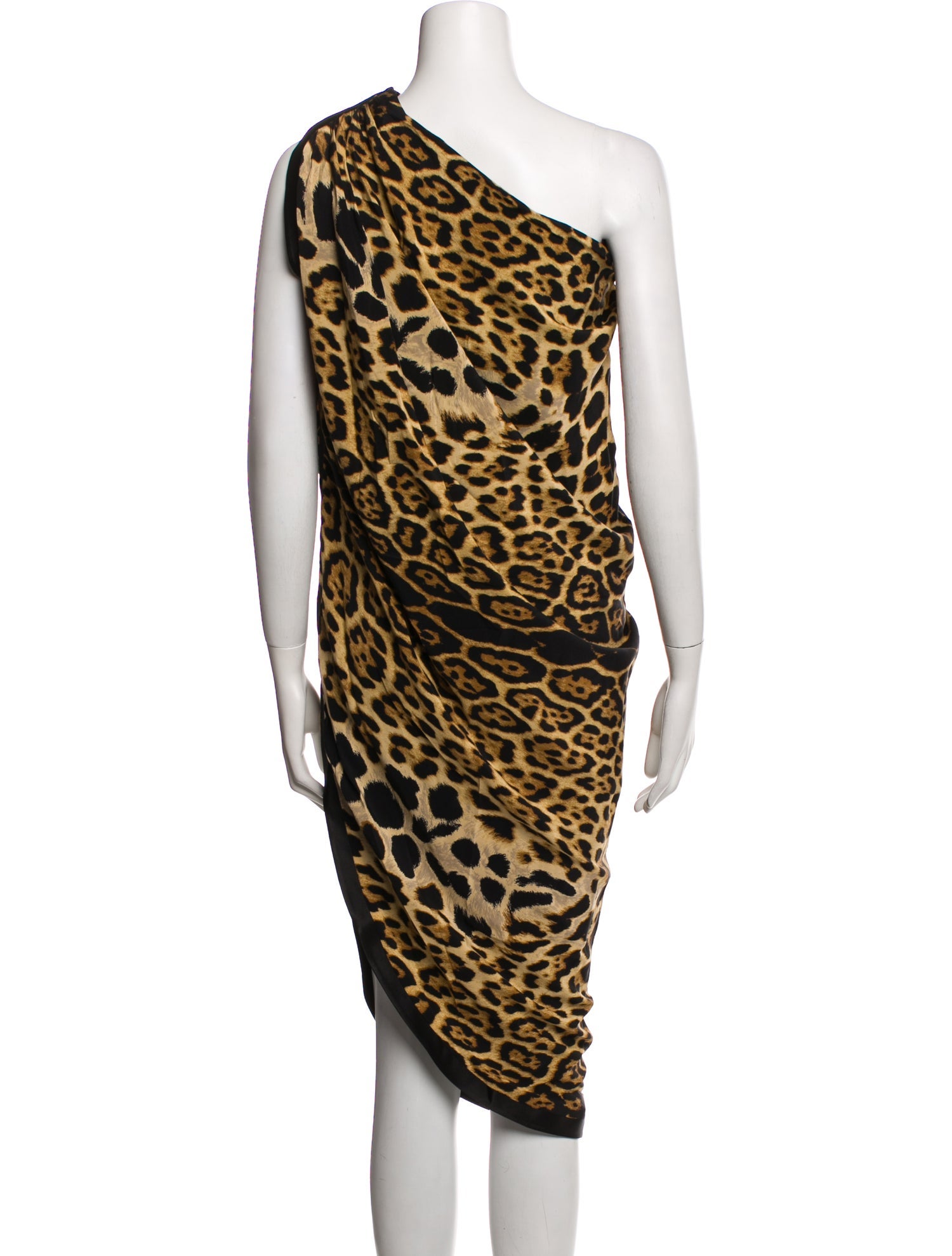 Saint Laurent Silk Midi Length Dress