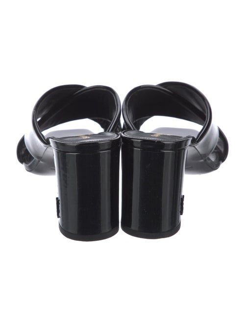 Saint Laurent Patent Leather Slides