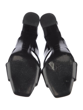 Saint Laurent Patent Leather Slides