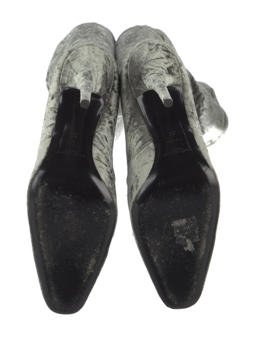 Saint Laurent Velvet Sock Boots