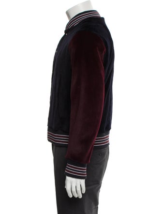 Saint Laurent 2017 Mink Varsity Jacket