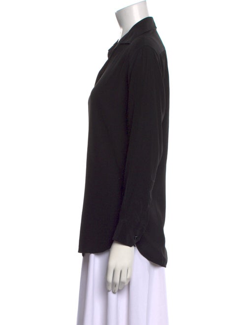 Saint Laurent 2015 Silk Button-Up Top