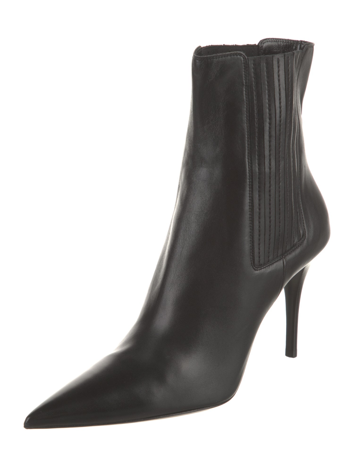 Saint Laurent Leather Sock Boots