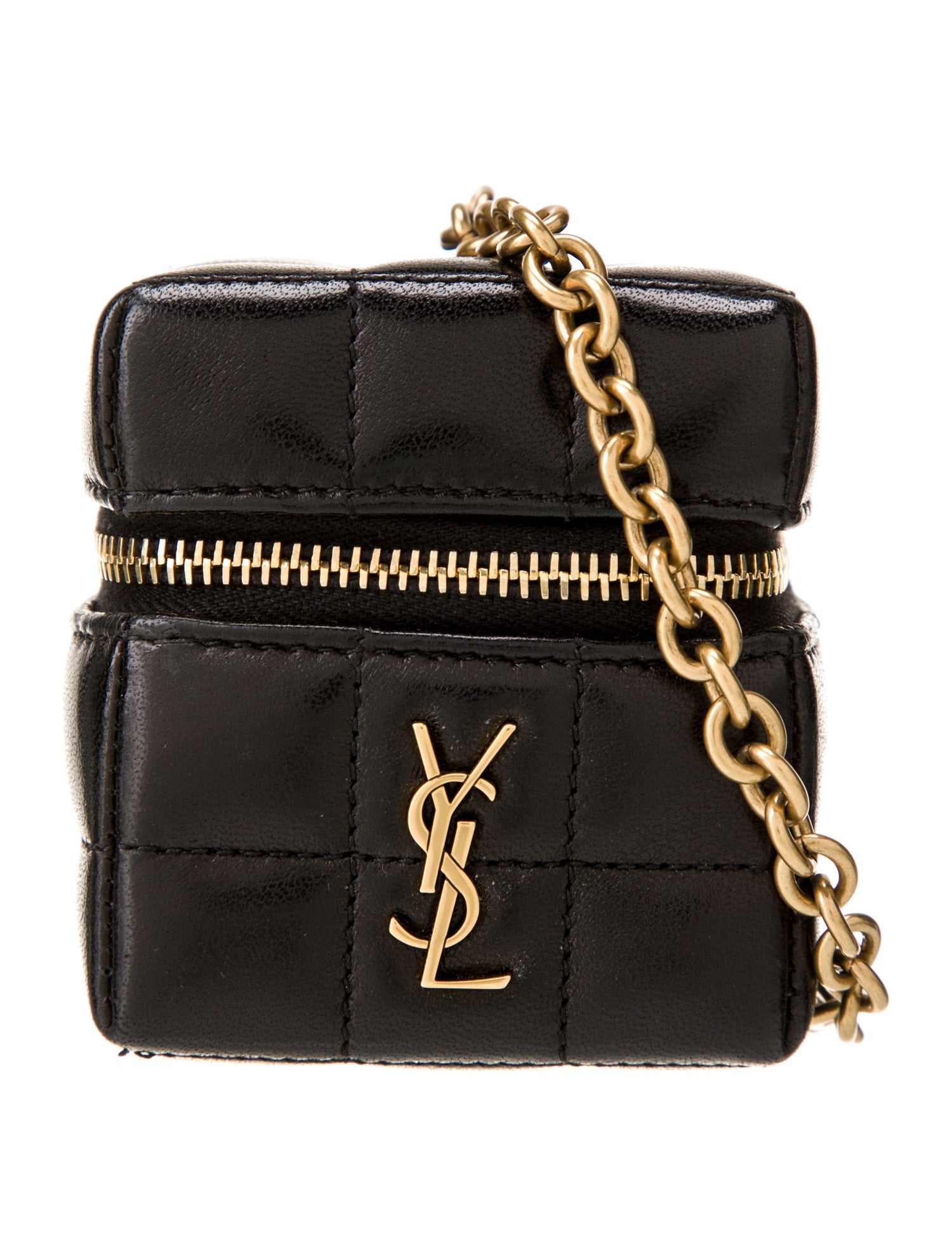Saint Laurent Leather Cassandre 2024