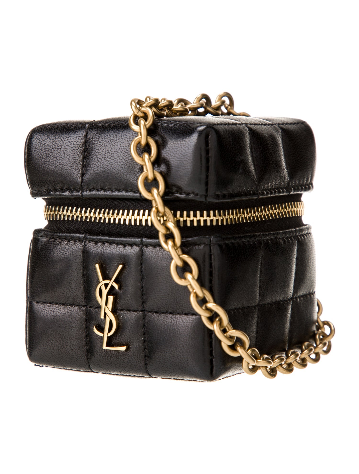 Saint Laurent Leather Cassandre 2024