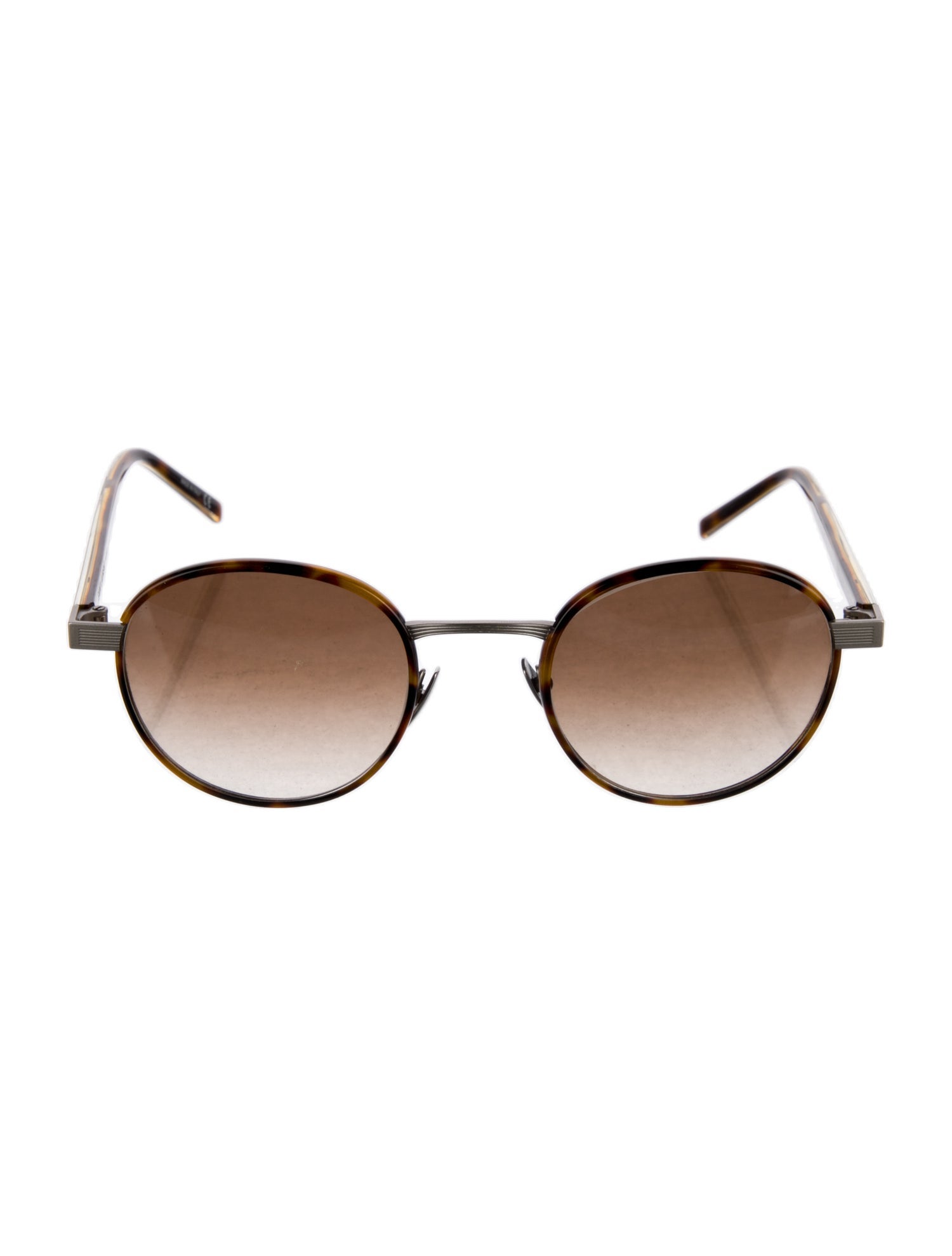 Saint Laurent Round Gradient Sunglasses