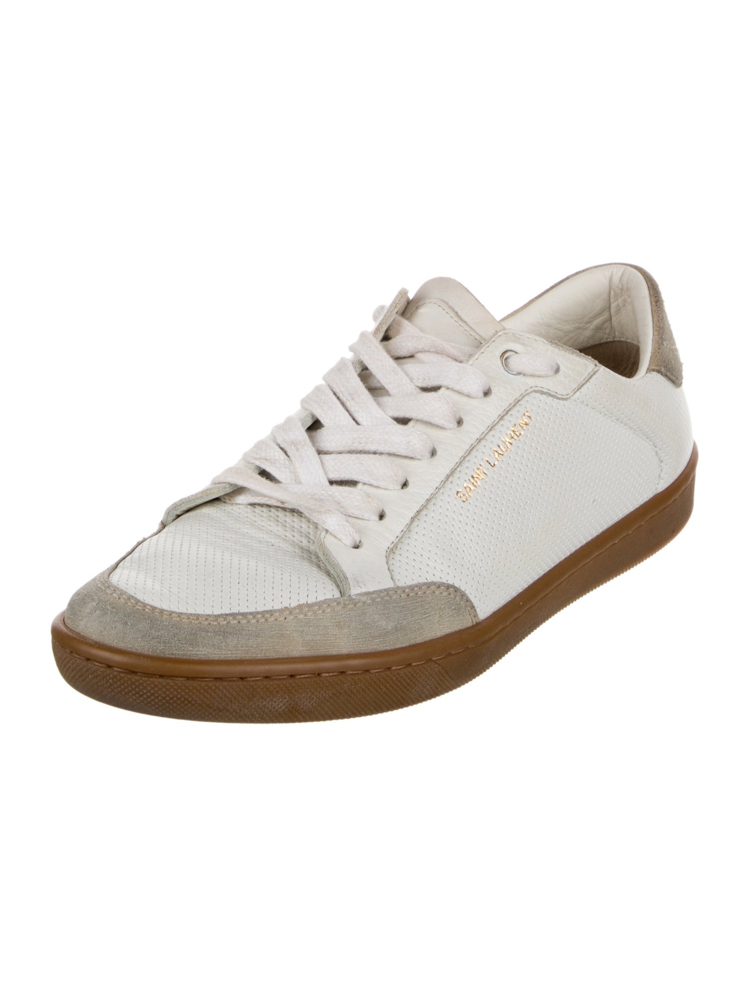 Saint Laurent Leather Sneakers