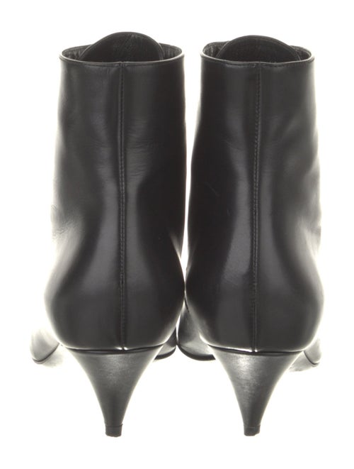 Saint Laurent Leather Lace-Up Boots