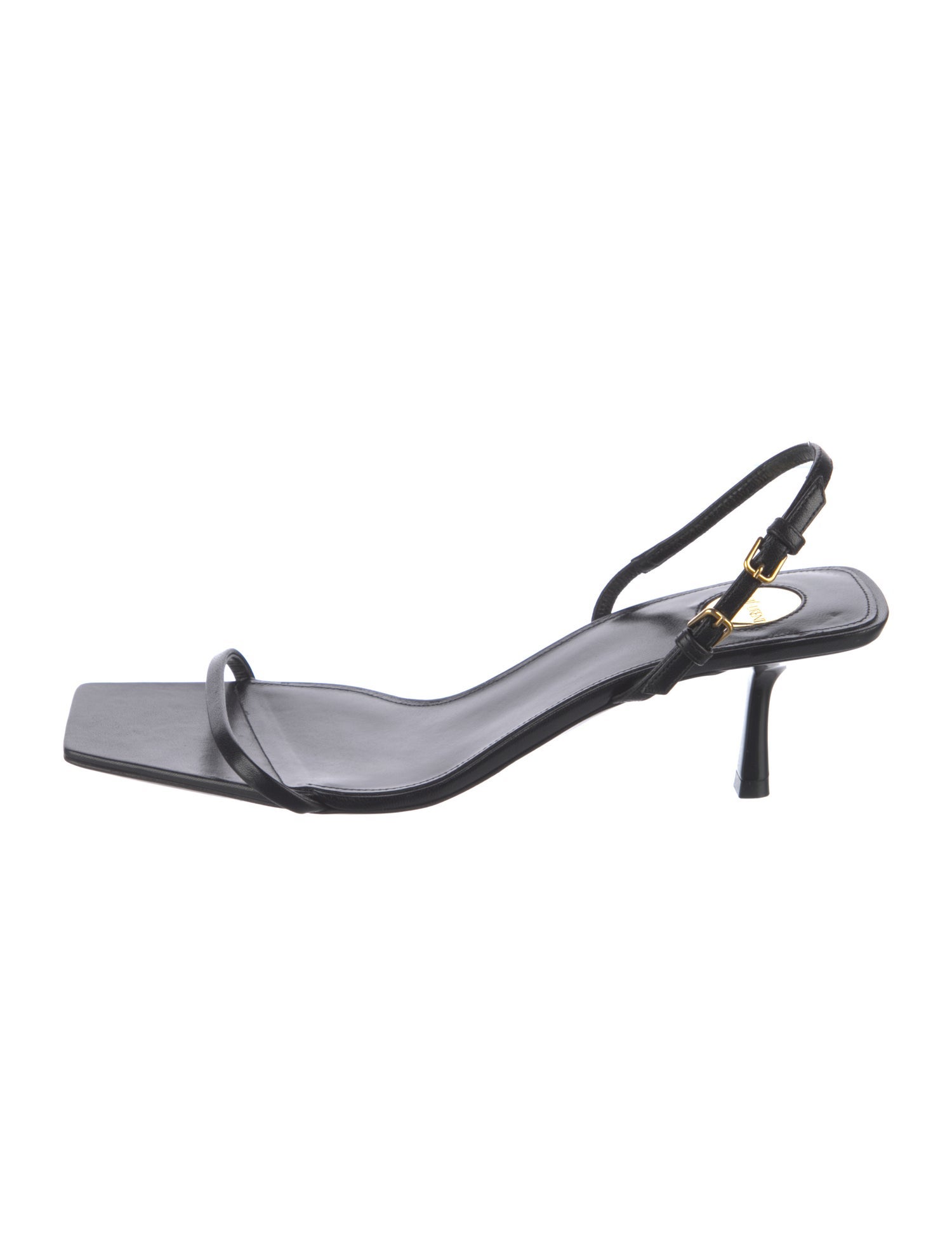 Saint Laurent Leather Slingback Sandals
