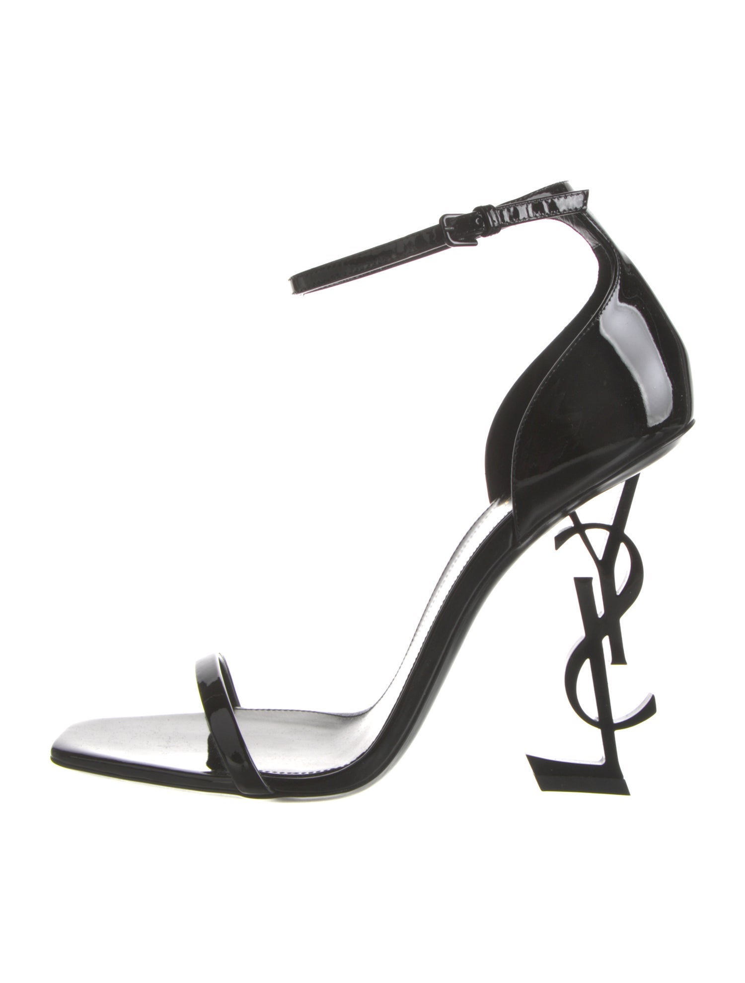 Saint Laurent Patent Leather Sandals w/ Tags