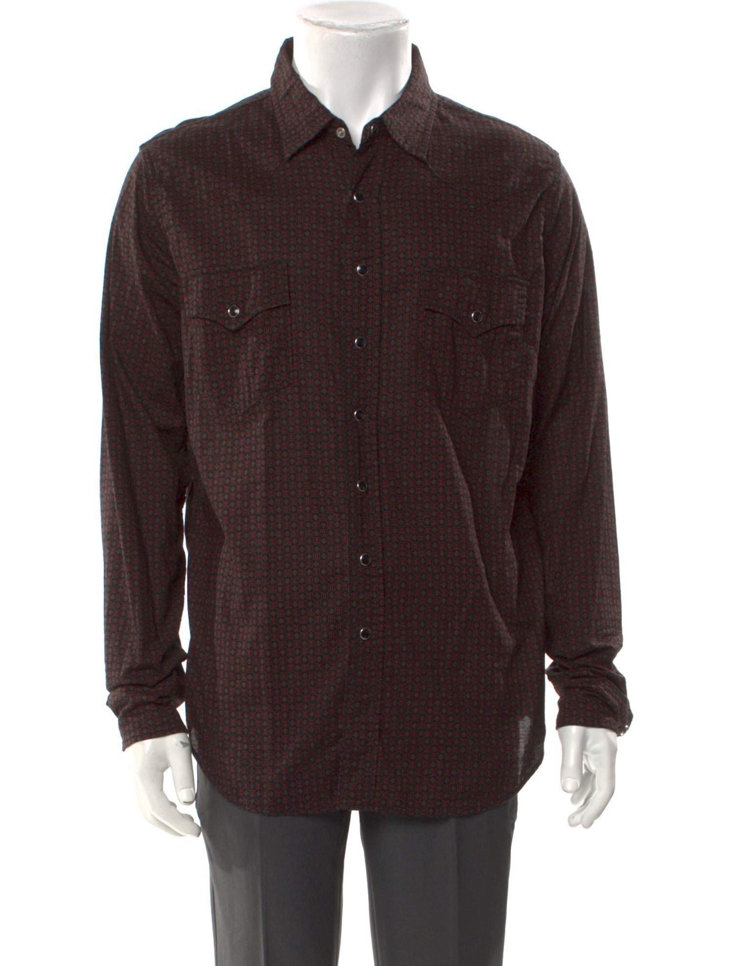 Saint Laurent 2019 Printed Dress Shirt