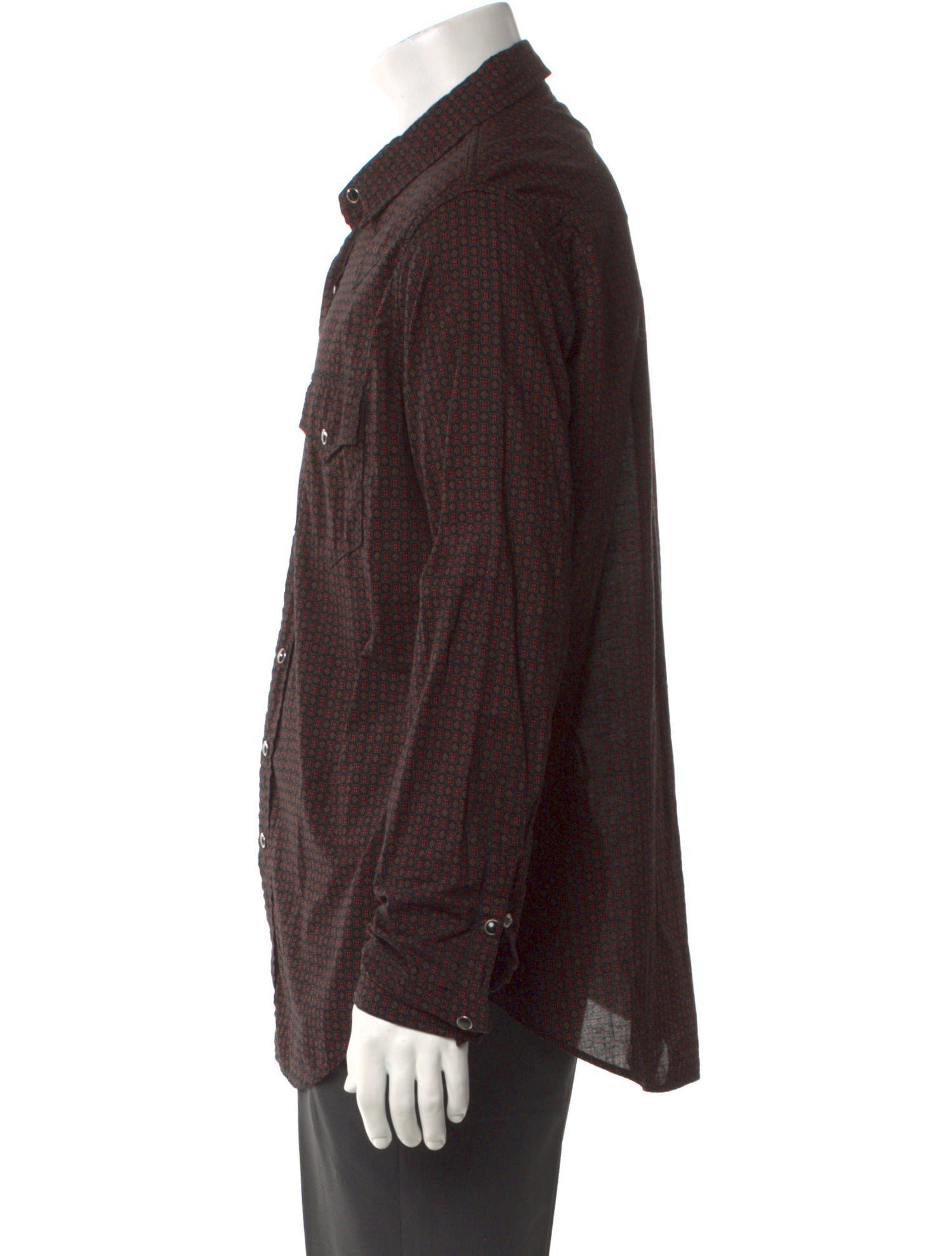 Saint Laurent 2019 Printed Dress Shirt