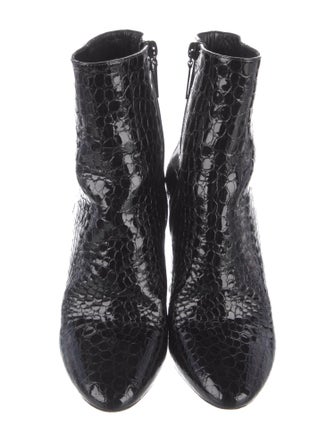 Saint Laurent Patent Leather Boots