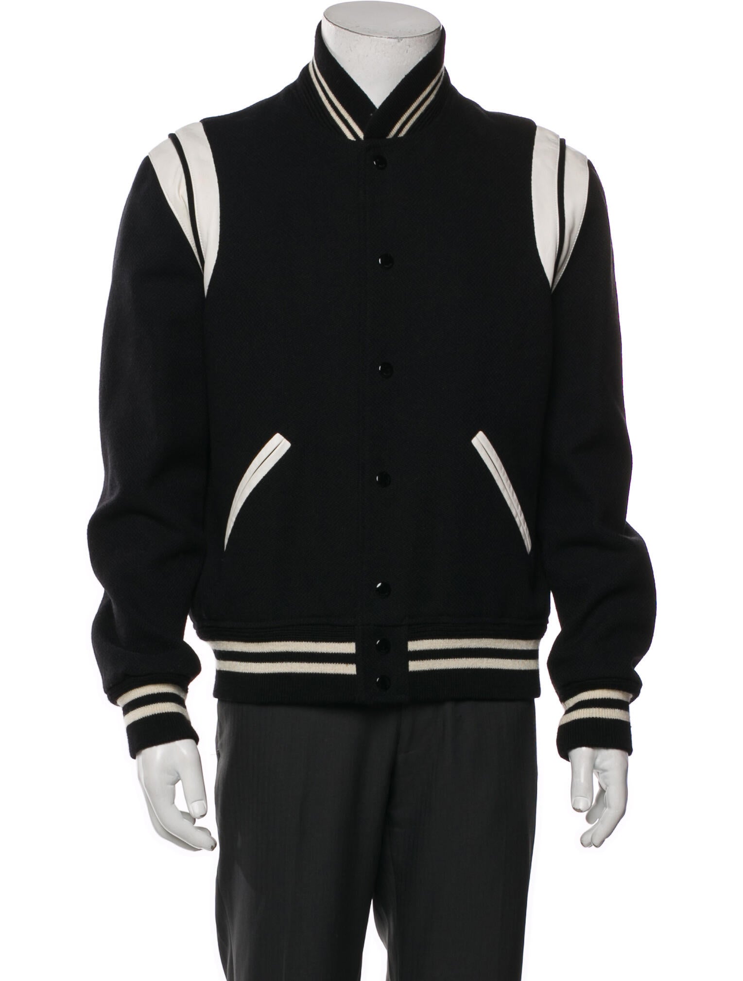 Saint Laurent 2018 Teddy Varsity Jacket