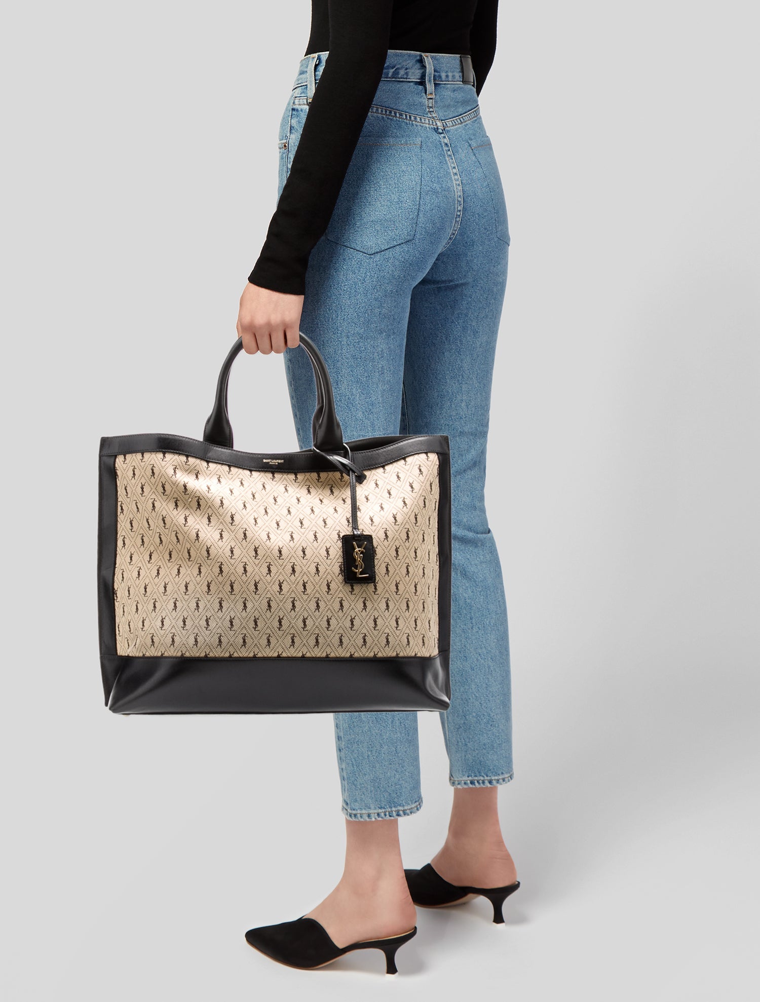 Saint Laurent Monogram Monogram Cabas