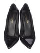 Saint Laurent Signature Logo Patent Leather Pumps