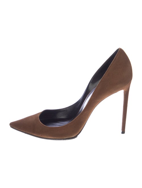 Saint Laurent Suede D'Orsay Pumps