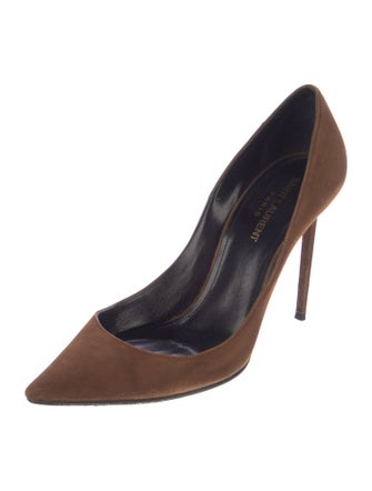 Saint Laurent Suede D'Orsay Pumps