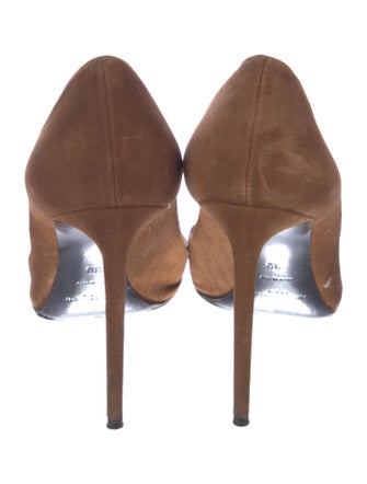 Saint Laurent Suede D'Orsay Pumps