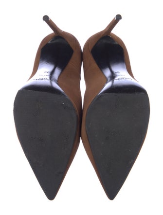 Saint Laurent Suede D'Orsay Pumps