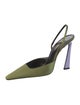 Saint Laurent Satin Slingback Pumps