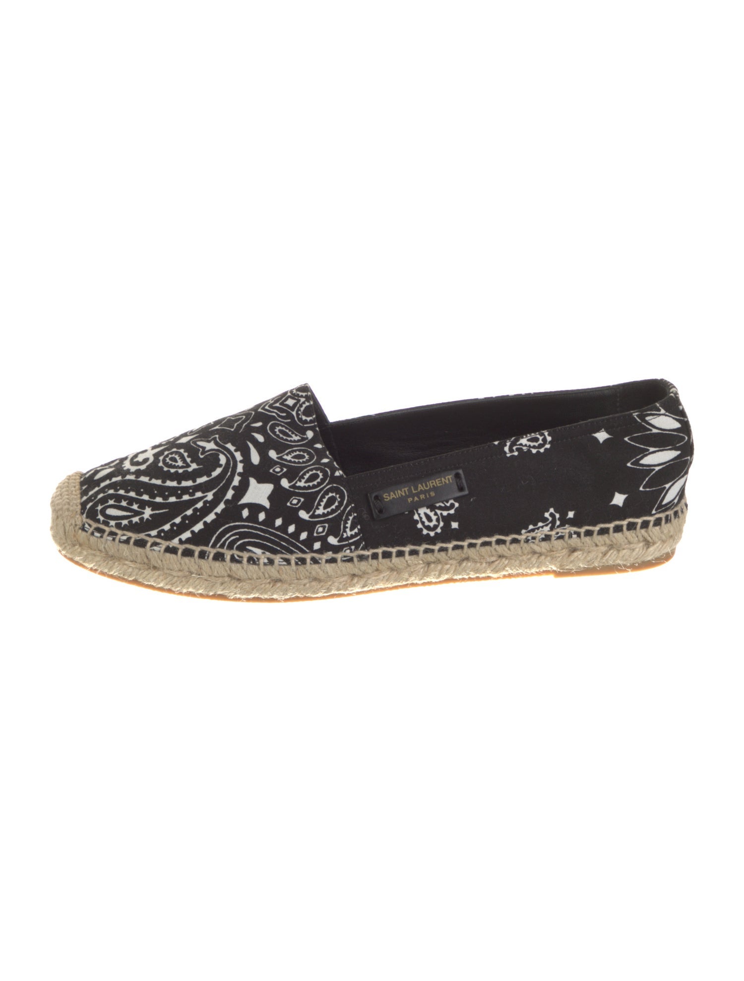 Saint Laurent Canvas Printed Espadrilles