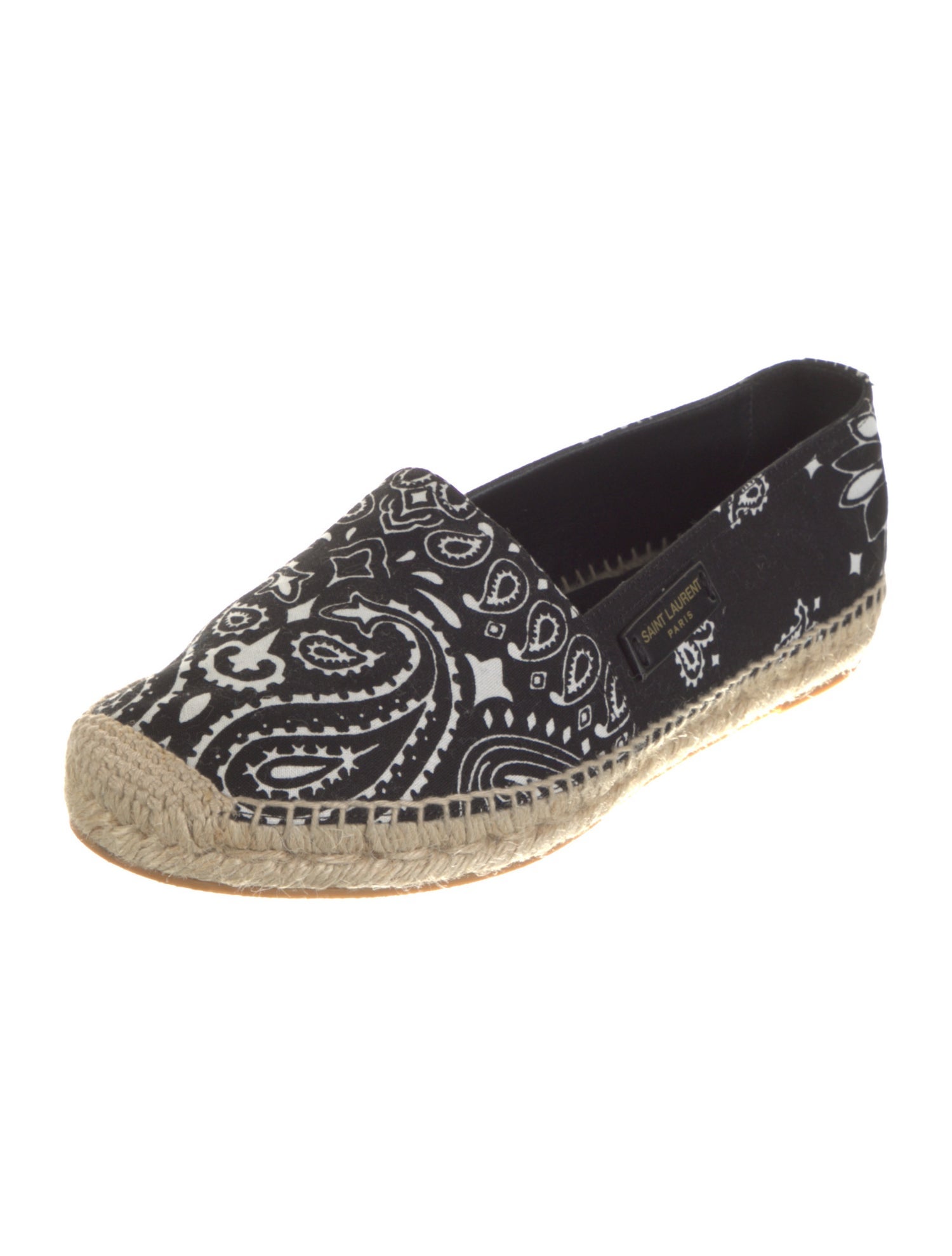 Saint Laurent Canvas Printed Espadrilles