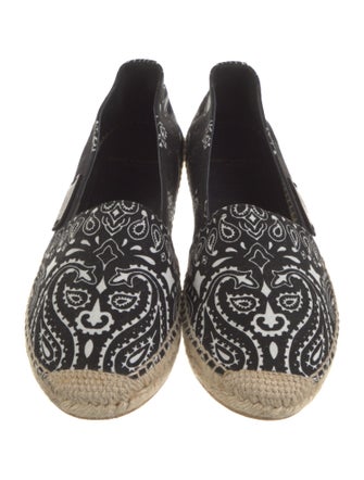 Saint Laurent Canvas Printed Espadrilles