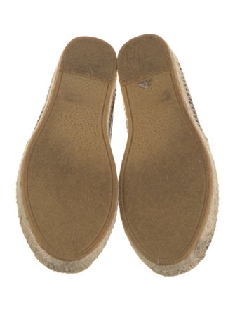 Saint Laurent Canvas Printed Espadrilles