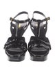 Saint Laurent Patent Leather T-Strap Pumps