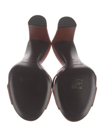 Saint Laurent Leather Mules