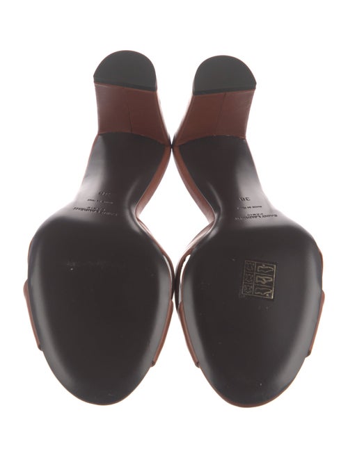 Saint Laurent Leather Mules