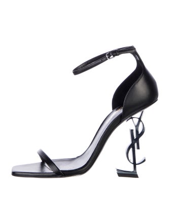 Saint Laurent Leather Slingback Sandals