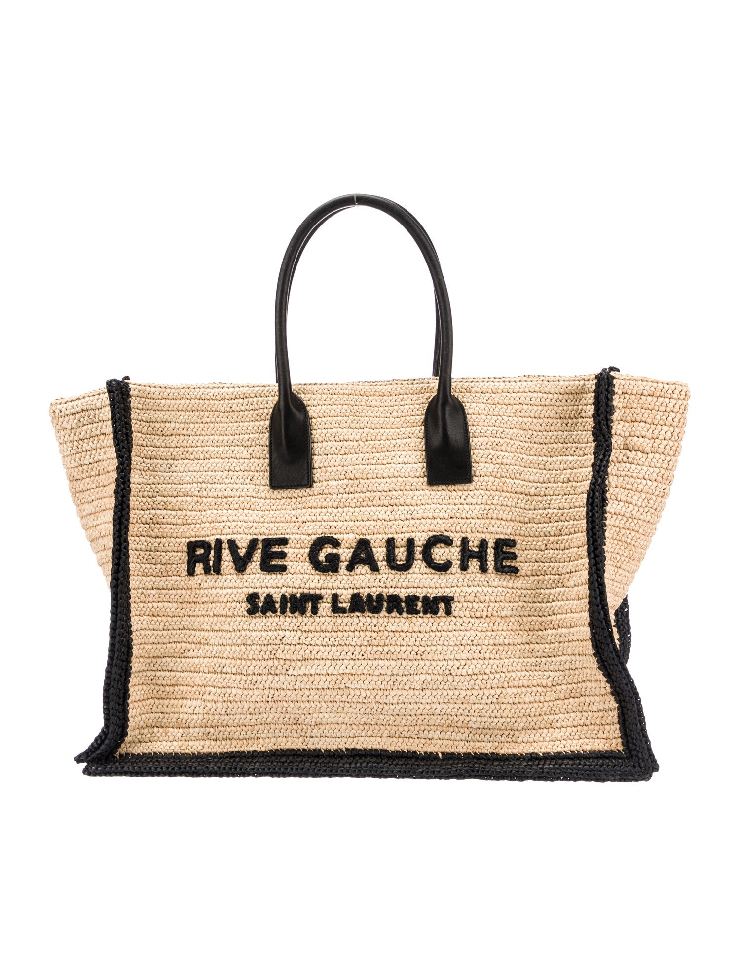 Saint Laurent Raffia Rive Gauche Large