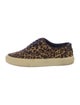 Saint Laurent Canvas Animal Print Sneakers