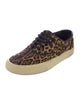 Saint Laurent Canvas Animal Print Sneakers