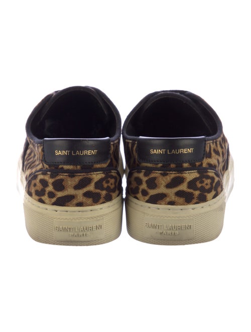 Saint Laurent Canvas Animal Print Sneakers
