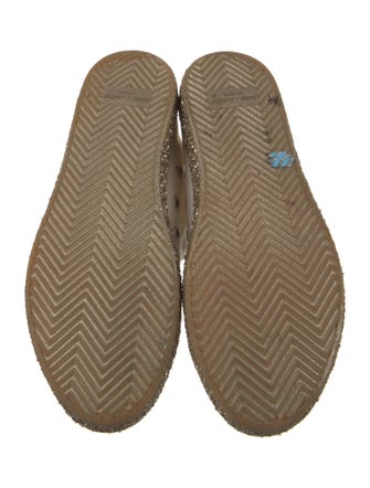 Saint Laurent Canvas Glitter Accents Sneakers