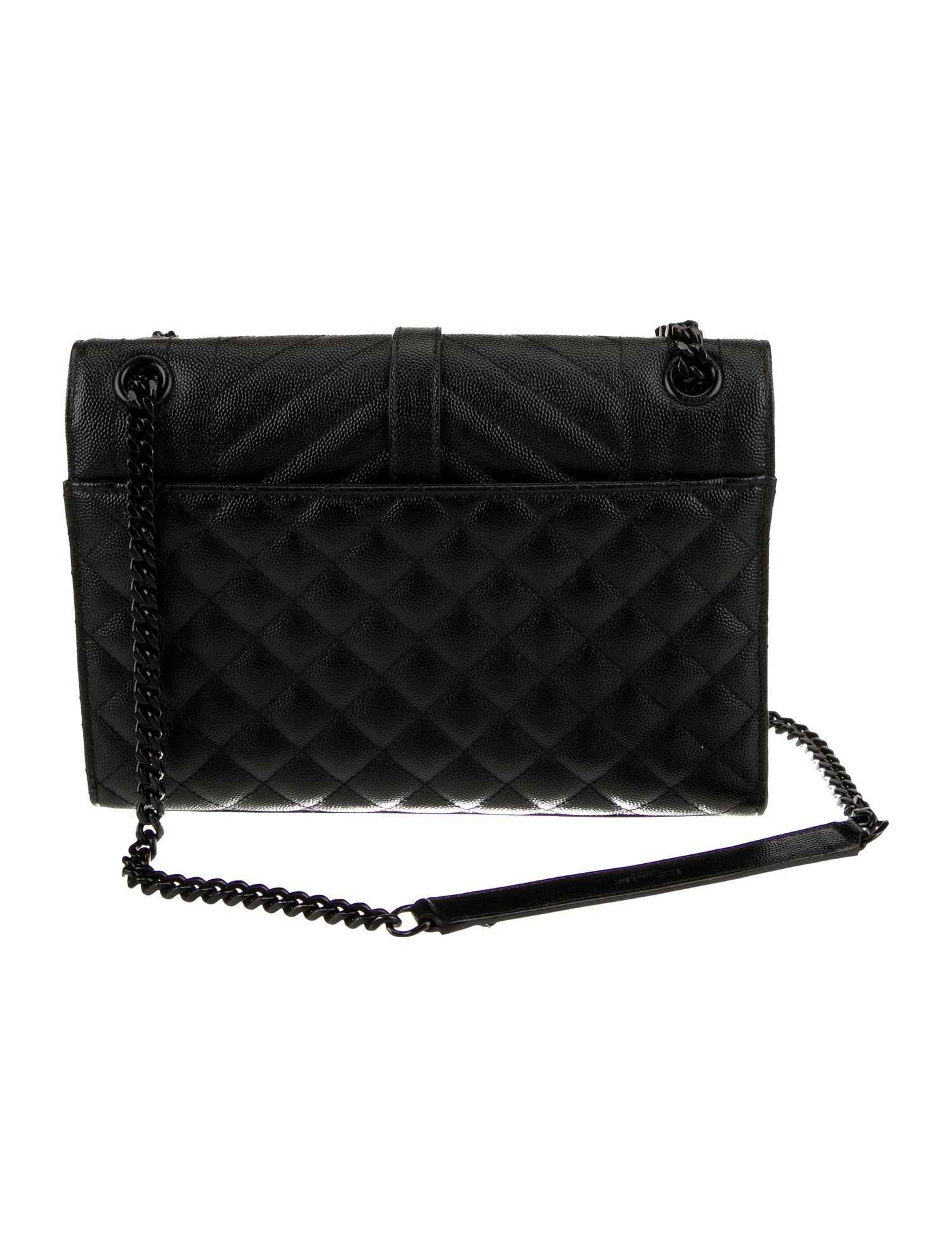 Saint Laurent Leather Envelope Medium