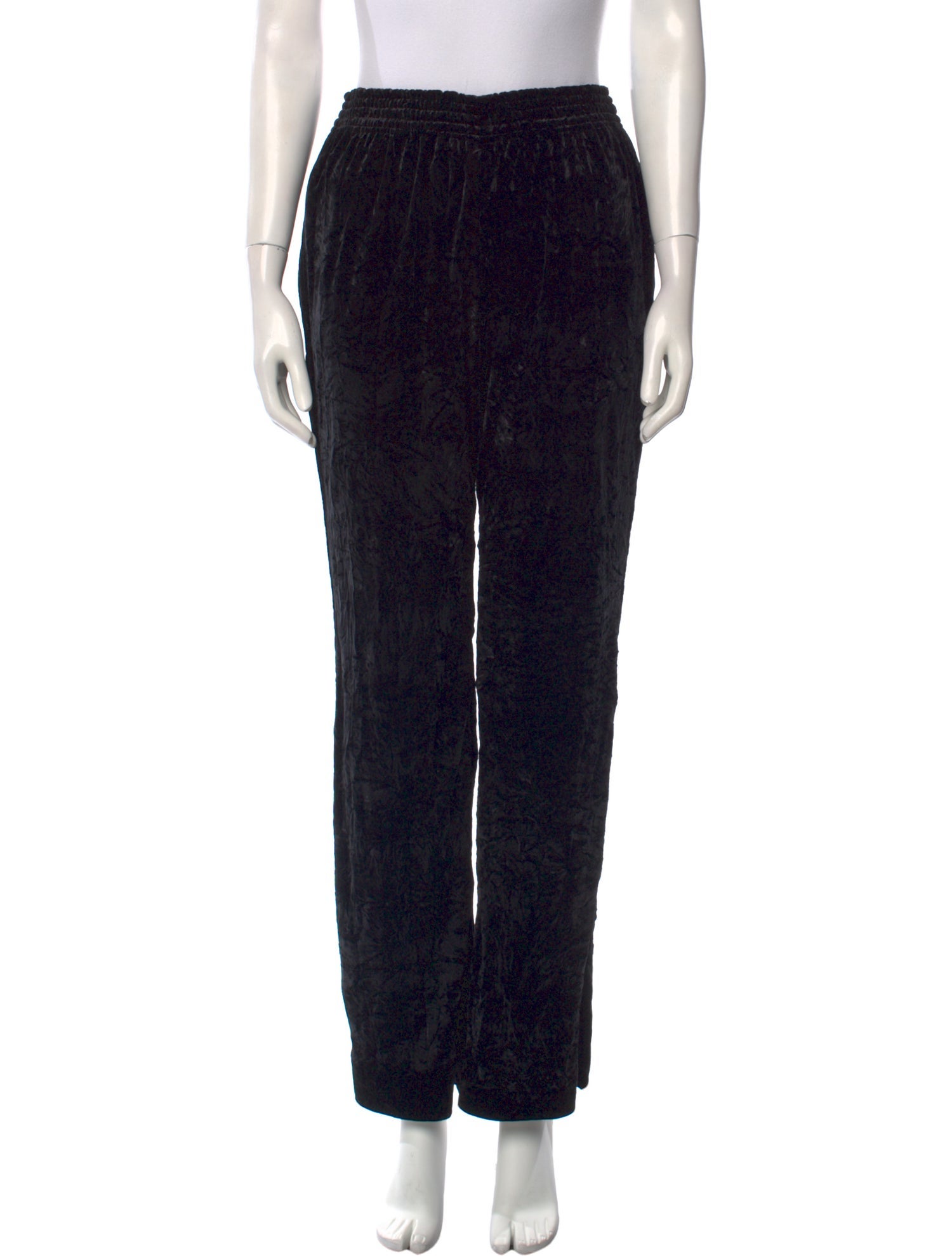 Saint Laurent Velvet Wide Leg Pants